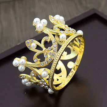 士尼旗舰店小孩子好宝宝 新娘头饰结婚皇冠水钻珍珠儿童王冠女公主