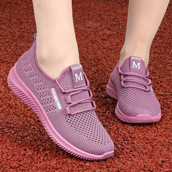 夏天穿的女士软底轻便网鞋网面透气网格运动休闲鞋夏季老北京布鞋女鞋