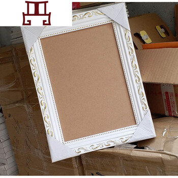 a3加大豪华宽边实木相框 实木镜框 可以装a3照片纸塑封了的照片 白色