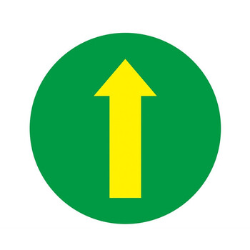 区域人行通道注意叉车规划标识贴排队定点占位标识地面贴直行30x30cm