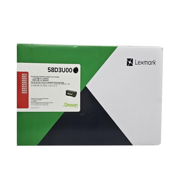 【利盟（lexmark）58d3u00 】利盟（lexmark）58d3u00 超大容量黑色碳粉适用ms725dvn823dn826de 