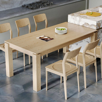 岛台餐桌一体岩板岛台餐桌一体定制家用餐厅厨房现代简