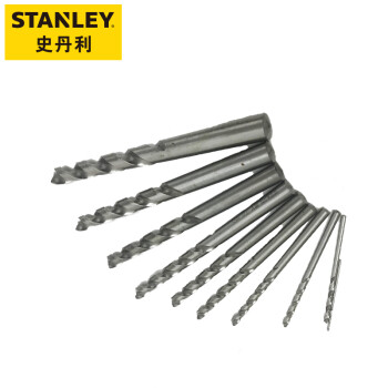 史丹利（STANLEY）高速钢麻花钻套装（10支）STA50002S-A9