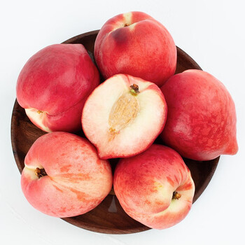 鲜桃记河北春雪水蜜桃甜桃子45斤装单果重160200g新鲜时令水果