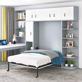 天颛 书房隐形折叠床 初点隐形床折叠床壁床衣柜一体墨菲床上下翻床