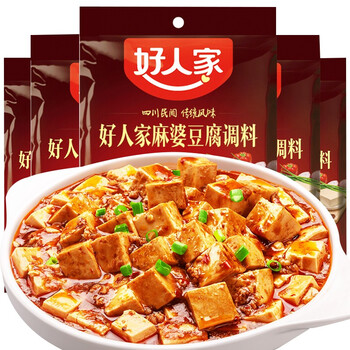 好人家麻婆豆腐调料袋装四川特产调味料包麻辣豆腐酱汁炒菜料家常酱料
