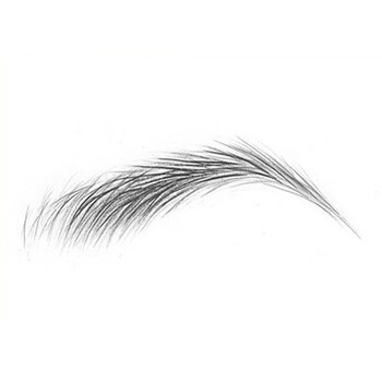 6d仿真眉毛贴防水懒人眉毛贴纸纹眉水转印网红仿生态眉贴 山黛眉