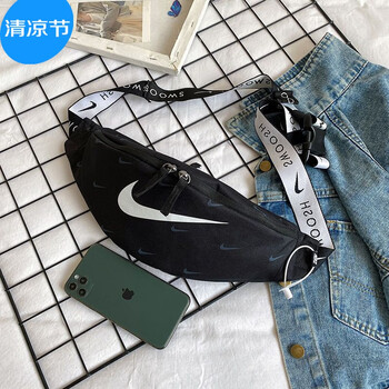 腰包王一博同款运动胸包男单肩包斜跨包学生包包手机包休闲包女包串标