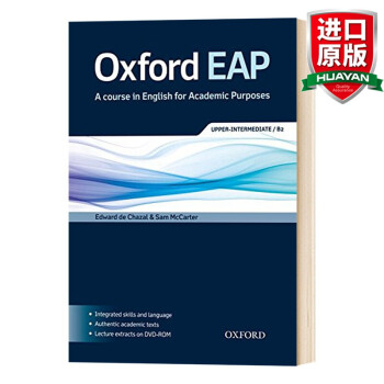 英文原版 牛津学术英语综合教材B2 OXFORD EAP B2 Student's Book and DVD-ROM Pack