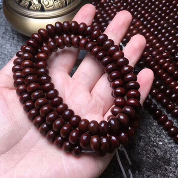 硕熙 紫金钵盂金碗菩提子 手串莲花座佛珠 手链108颗原籽文玩手串
