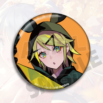 初音未来周边徽章吧唧国产摇滚版二次元mikumeiko镜音连cos258mm星幻