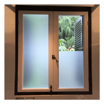 磨砂玻璃贴纸透光不透明3d卫生间防走光窗户玻璃贴膜m1白磨砂隐私好