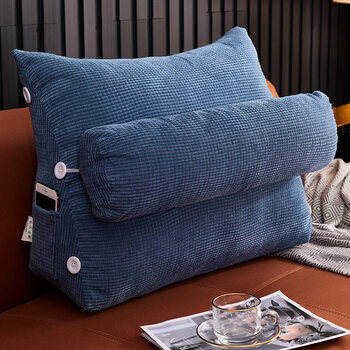 京选好货2022新款三角床头靠垫床头软包榻榻米三角靠垫床上宿舍大靠枕