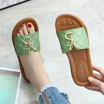 娜瑟薇女士凉拖鞋新款2022时尚百搭坡跟拖鞋女夏天外穿厚底网红松糕