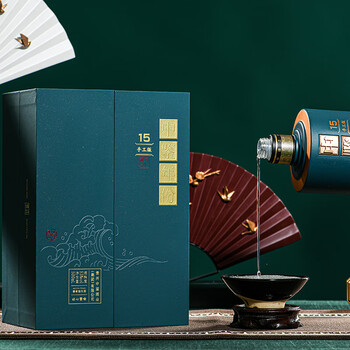 中鉴【中鉴丨年份15】贵州茅台镇核心产区酱香型白酒 坤沙酒 纯粮酒 53度 500mL 1瓶 （拍6瓶发整箱）