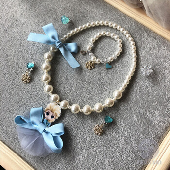 项链手链套装生日节日礼物 aisa-蓝(5件套)礼盒装【图片 价格 品牌