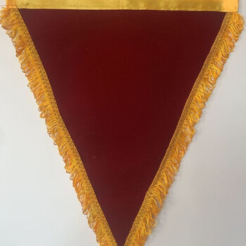 流动红旗三角旗定做小锦旗学校文明卫生团队公司颁奖生日棠品 空白旗