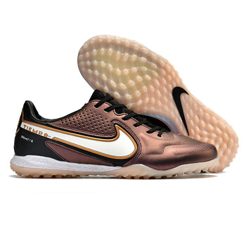 传奇9代低帮足球鞋ag短钉tf碎钉tiempo legend 金色 40