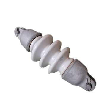 雄魄双铁头瓷拉棒绝缘子单铁头瓷拉棒绝缘子悬式绝缘子x4c1