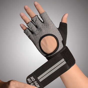 护掌  手套健身健身手套男女护腕器械半指训练房锻炼瑜伽运动透气防滑