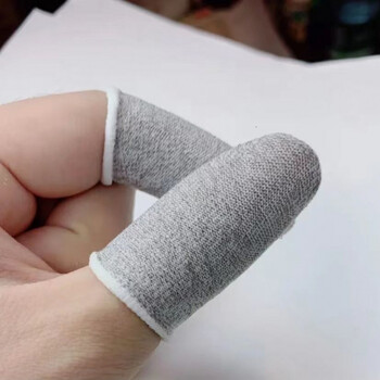 之套白虎同款银纤维神指套吃鸡神器王者荣耀电竞游戏指套白色加厚吸汗