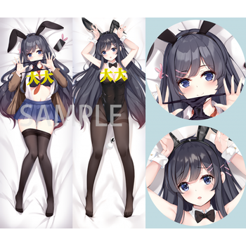 麻衣学姐抱枕紫瞳原创青春兔女郎学姐不会梦到猪头少年学姐樱岛麻衣