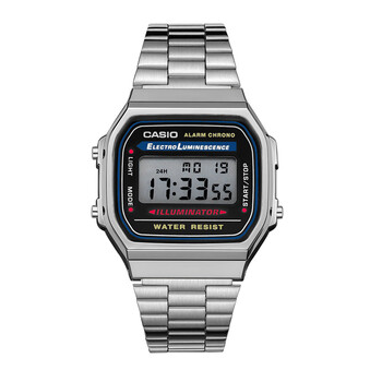 卡西欧(casio)手表男女复古小金表小银表经典情人节送男友小方块手表