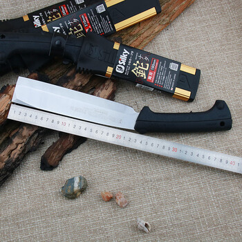 红狐狸silkynata腰铊野外生存柴柴刀户外劈柴开路刀55521双面刃口