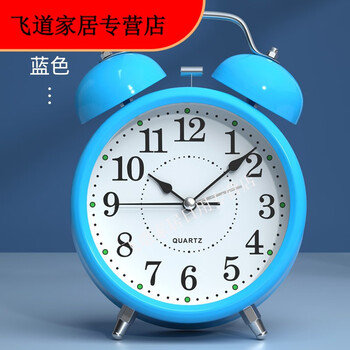 默然诺尔小闹钟起床神器儿童学生用男女孩闹铃强力叫醒台式电子时钟表