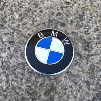 适用摩托车改装配件 车头侧面尾部装饰贴标志bmw宝马圆形车标铝标贴纸