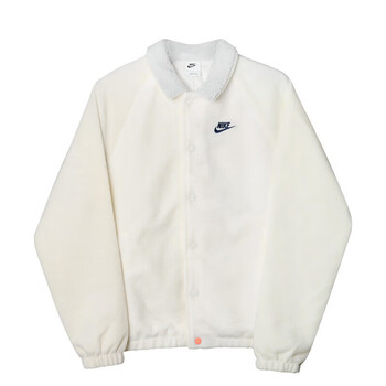 耐克（NIKE） 外套男2022冬新款羊羔绒翻领刺绣大勾舒适保暖夹克FB1827 FB1827-133 M