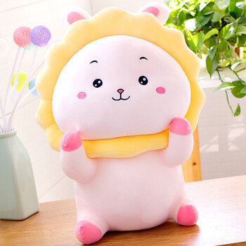 公仔娃娃毛绒玩具地推玩偶剪刀机40 60厘米奖礼批品发 妙妙猪【肉色】