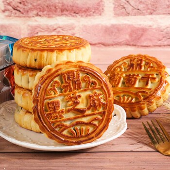 zoci五仁月饼100g老式传统东北特产糕点零食礼包广式中秋袋装独立月饼