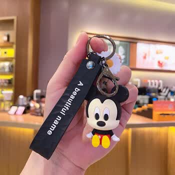 六一礼物儿童卡通钥匙扣可爱挂件硅胶汽车钥匙圈男童蜘蛛侠玩具32号小