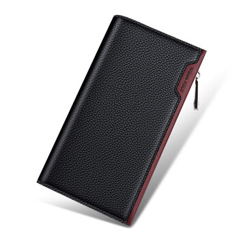 英皇保罗williampolo新款品牌牛皮多卡位钱包男士百搭休闲钱夹男款