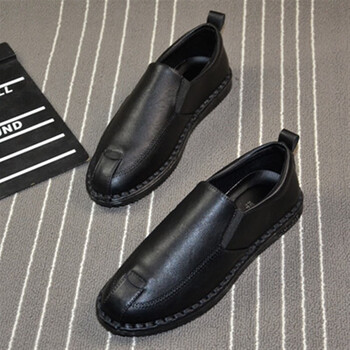 凌卡戚快手红人魏龙猴哥李耀阳牌牌琦同款男鞋子精神社会小伙豆豆鞋