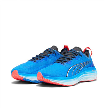 彪马puma新款男子彪畅跑步鞋foreverrunnitro377757深蓝色黑色银色