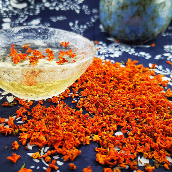 伟博丹桂食用桂花特级桂花红茶新货无硫泡茶泡酒配菊花枸杞 大红丹桂