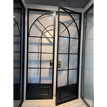 季盾卫生间对开门连窗平开门窄边厨房长虹玻璃门阳台铝合门室内卧室门