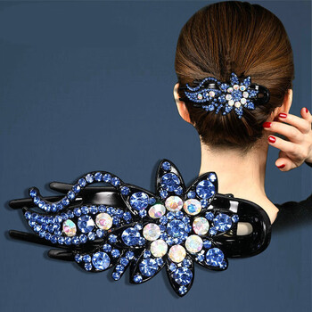 抓夹发夹女后脑勺高档鸭嘴夹大号夹子头饰优雅固定头发盘发器fh2603