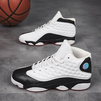 李宁舒适同类型超轻篮球鞋夏高帮舒适男运动休闲鞋子男舒适2210 白色