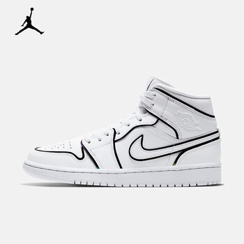 aj1 女子 air jordan 1 mid se 运动鞋 ck6587 ck6587-100 38.