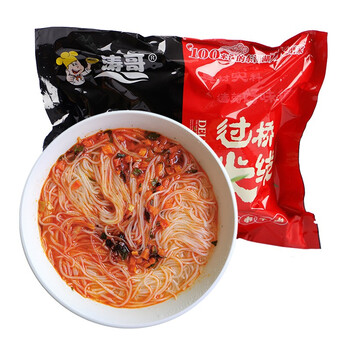 涛哥过桥米线方便粉丝湖南郴州非油炸袋装粉丝香辣津市牛肉104g袋20