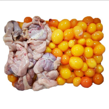 丹昕大菜园 鸡内脏蛋包蛋黄 鸡卵蛋 新鲜老母鸡卵巢鸡蛋肠蛋 2kg4斤