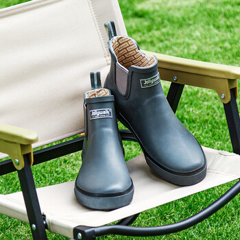 jollywalk非常行雨鞋男女时尚低帮水鞋男士雨靴牛勃朗潜水鞋防水耐磨