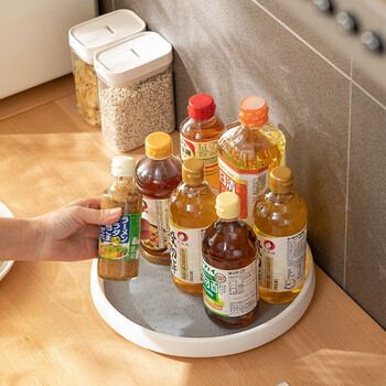 家の物语日本厨房置物架可旋转调料架台面调料品调料罐调料瓶佐料瓶