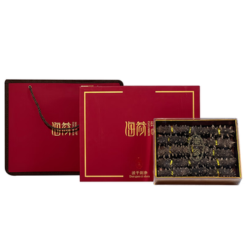 ritz大连纯淡干海参礼盒野生海参礼盒新年长辈伴手礼盒装16只fd大连