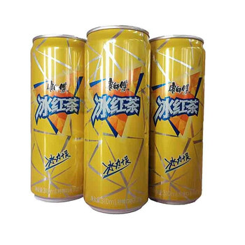 康师傅sleekcan果汁饮品310ml*24罐混合冰红茶金桔柠檬蜂蜜柚子橙酸梅