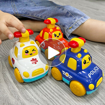 儿童惯性回力车2男孩按压小汽车启智4一6周岁半宝宝玩具1至3耐摔5英族