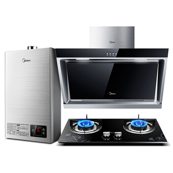 宽频恒温燃气热水器三件套(天然气) dj118 q213b jsq22-12hwa